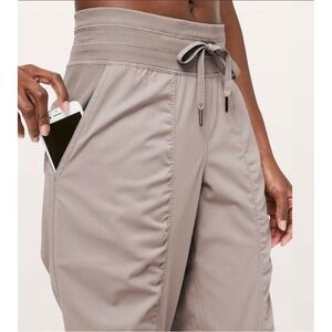 Lululemon Dance Studio Joggers Women Size 6 Ribbed Waist Pants
